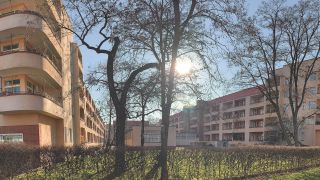 Wohnstadt Carl Legien in Berlin Prenzlauerberg, aufgenommen im Januar 2024. (Quelle: rbb/Jannis Hartmann)