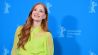 Jessica Chastain, Schauspielerin, steht am 15.02.2025 während der Berlinale beim Photocall des Films "Dreams" (Wettbewerb) vor der blauen Fotowand. (Quelle: dpa-Bildfunk/Sebastian Gollnow)