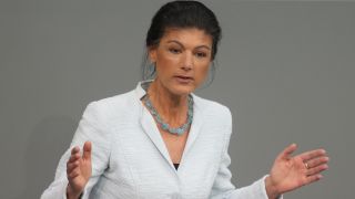 Sahra Wagenknecht, BSW Bundesvorsitzende (Quelle: dpa/Michael Kappeler)