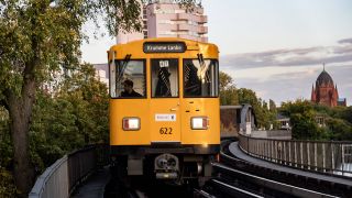 U3 Linie in Berlin Richtung Krumme Lanke am 11.10.2024. (Quelle: IMAGO/Emmanuele Contini)