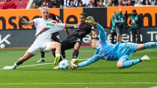 Union Berlin im Spiel gegen Augsburg (imago images/Klaus Rainer Krieger)