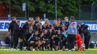 Das Frauen-Team des FC Viktoria Berlin (Quelle: IMAGO / Matthias Koch)