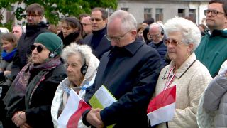 Blick in die Gedenkveranstaltung im ehemaligen KZ Ravensbrück. (Foto: rbb)